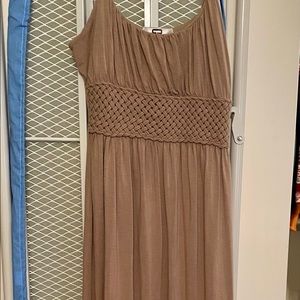 Long cotton maxi dress